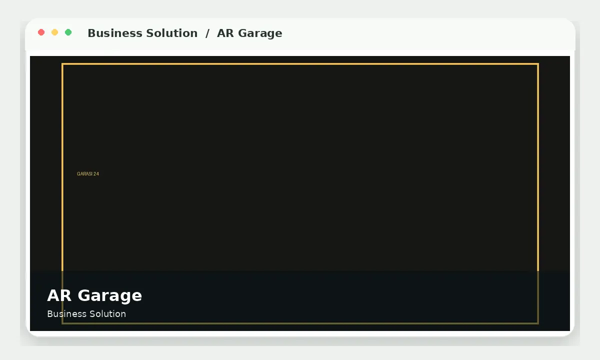 AR Garage real project interface
