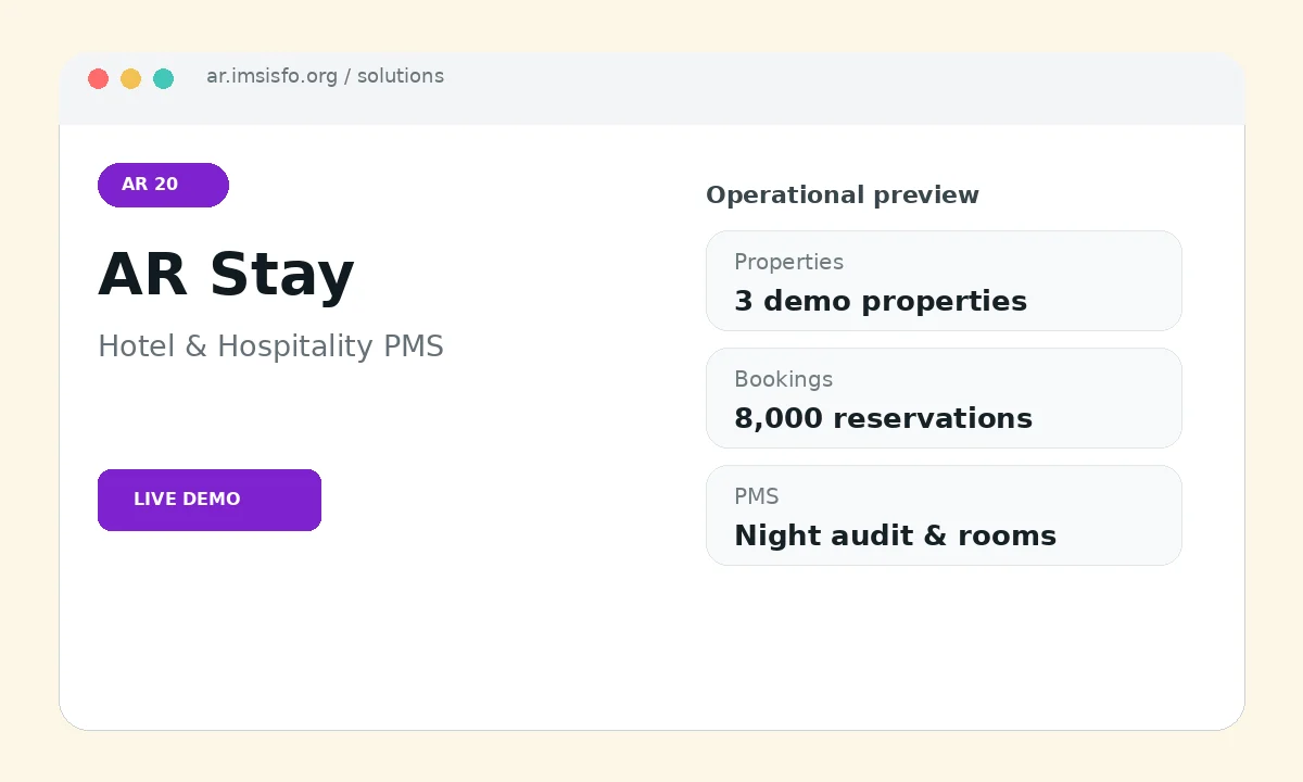 AR Stay real project interface