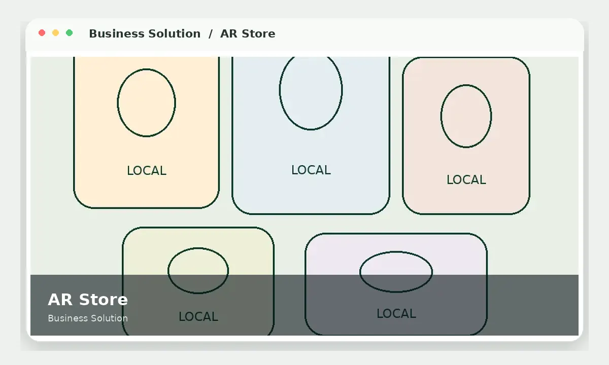 AR Store real project screenshot